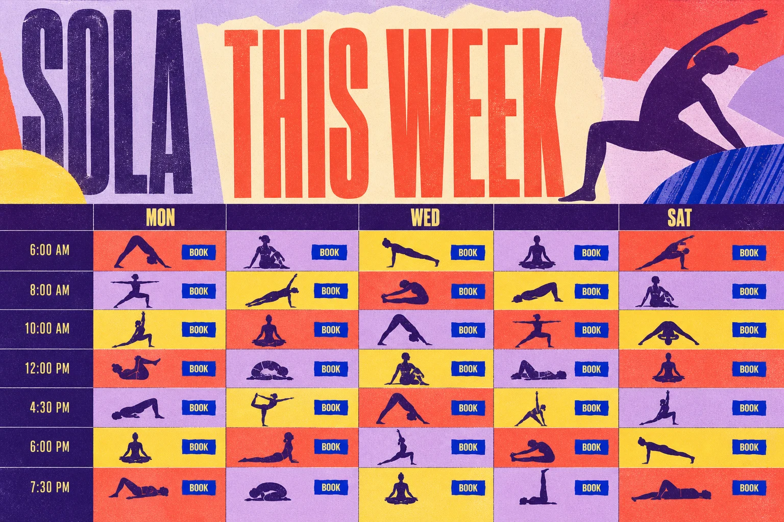 Studio Sola This week page design